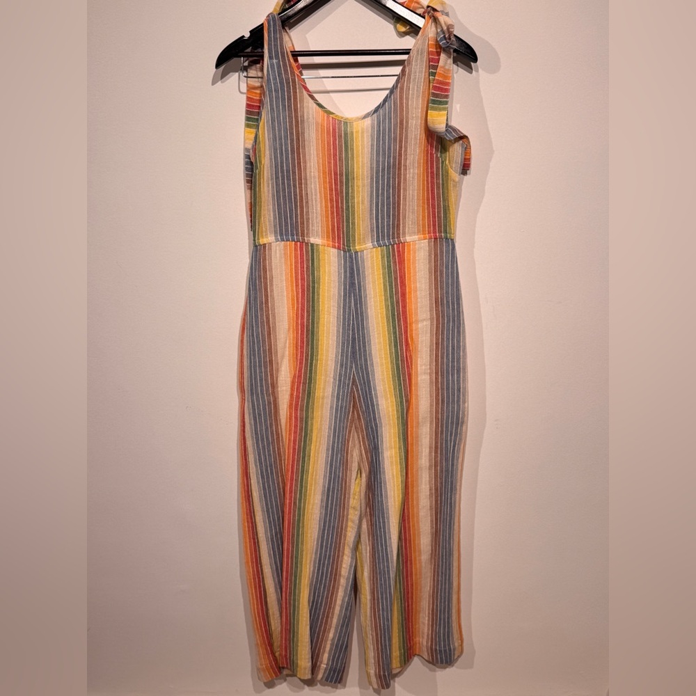 SAYLOR Striped Rainbow-Color Woman’s Jumpsuit